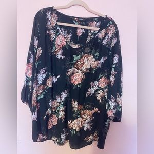 Torrid Floral Blouse